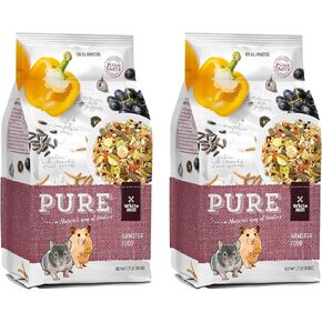 Witte Molen Pure Hamster Food Seed Mixture Mealworms, Sunflower Seeds, Puffed Rice, Grape Nuts, No Artificial Preservatives Dry Food, 1.7 lbs (2 Pack in Saudi Arabia