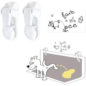 Dog Pee Pad Holder with Walls (2 Pack) for Small & Large Size Wee Wee Pad, Indoor Potty Training Pad Holder for Leg-Lifting Puppies (White)