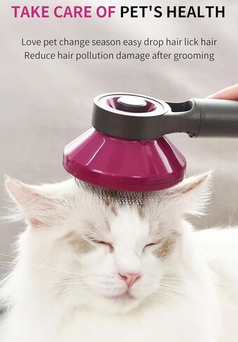 Undercoat Grooming Rake for Shedding and Dematting Detachable Grooming Brush Set for Cats,Dogs and Small pets Dog Grooming Rakes Tool both Long or Short Hair Use Properly in Saudi Arabia