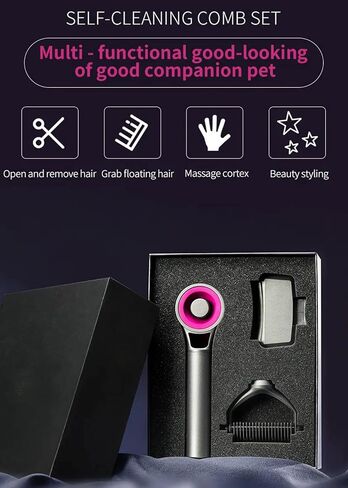Undercoat Grooming Rake for Shedding and Dematting Detachable Grooming Brush Set for Cats,Dogs and Small pets Dog Grooming Rakes Tool both Long or Short Hair Use Properly in Saudi Arabia