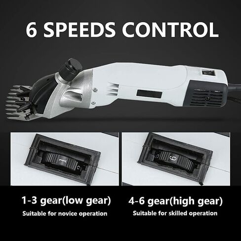 GagalU 900W Electric Sheep Shears Professional 6-Speed Clippers Heavy Duty Sheep Shearing Machine for Sheep Alpacas Llamas and Large Thick Coat Animals in Saudi Arabia