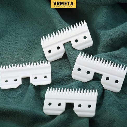 VRMETA 2 قطعة شفرات سيراميك للتغذية السريعة تناسب Oster Fast Feed Clipper Oster A5 شفرة قواطع سيراميك للتغذية السريعة شفرة بديلة للتغذية السريعة Fit Wahl KM Series in Kuwait
