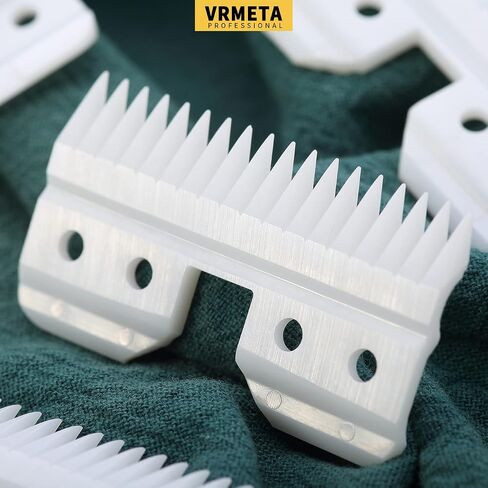 VRMETA 2 قطعة شفرات سيراميك للتغذية السريعة تناسب Oster Fast Feed Clipper Oster A5 شفرة قواطع سيراميك للتغذية السريعة شفرة بديلة للتغذية السريعة Fit Wahl KM Series in Kuwait