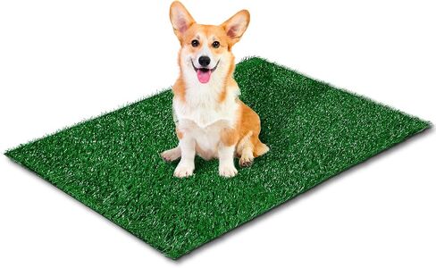 Artificial Dog Grass Pee Pad - 31.5"x39.4" Indoor Dogs Potty Pet Loo Training Replacement Turf for Puppy, Easy to Clean with Strong Permeability Backing in Saudi Arabia