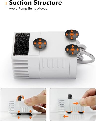 واو بيت مضخة بديلة متوافقة مع نافورة مياه القطط W300 (اصدار 2023) in Kuwait