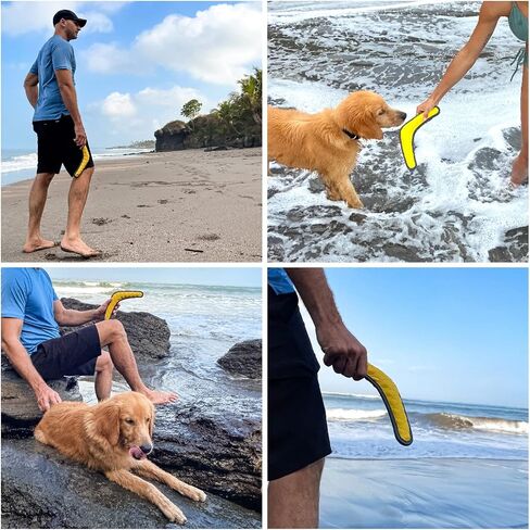SuperChewy Tough Floating Dog Water Toy Strong Natural Rubber | Great Dog Fetch Toy | Pool Swimming Toy for Puppy| Durable Training Toy for Non-Aggressive Chewers in Kuwait