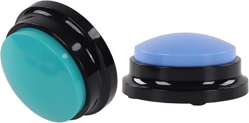 Sanpyl Dog Buttons for Communication, Voice Recording Buttons 30 Seconds Record Pet Training Buzzer, Dog Talking Button Set 4 Packs, Easy to Press, Funny Gift for Dog Cat Pet Training in Saudi Arabia