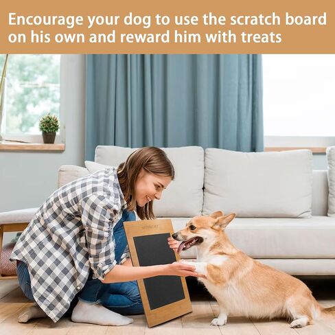 Double Sided Dog Scratch Pad for Nails,Dog Nail Scratch Board,Scratch Square for Dogs,Safe and Effective for Dog Nail Trimmer(11.8 in * 15.7 in) in Kuwait