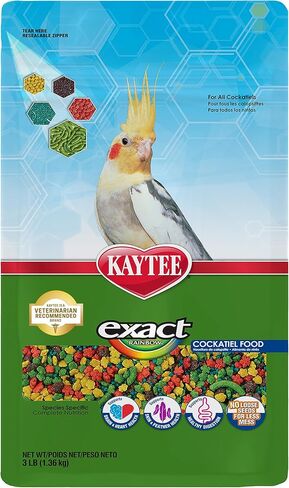 Kaytee Exact Rainbow Cockatiel 3 lb in Saudi Arabia
