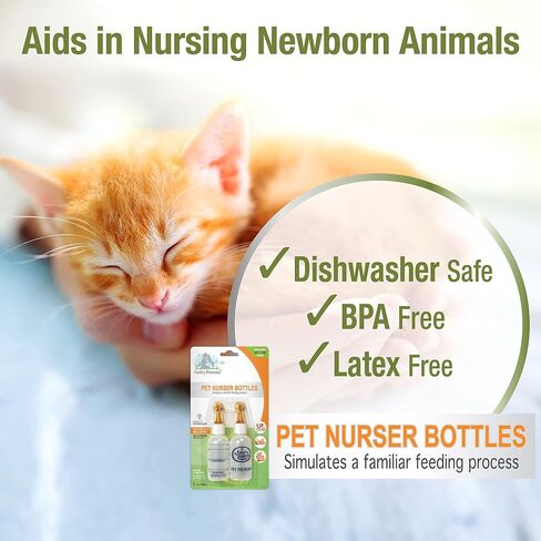 Pet Nurser Bottles Kit, 2.2 oz, 2 Pk in Saudi Arabia