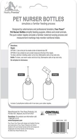 Pet Nurser Bottles Kit, 2.2 oz, 2 Pk in Saudi Arabia