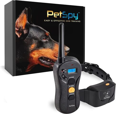 PetSpy Training & Behavior Aids Bundle. Ultrasonic Dog Bark Deterrent and Dog Training Shock Collar with Vibration, Shock & Waterproof Remote in Kuwait