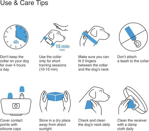 PetSpy Training & Behavior Aids Bundle. Ultrasonic Dog Bark Deterrent and Dog Training Shock Collar with Vibration, Shock & Waterproof Remote in Kuwait