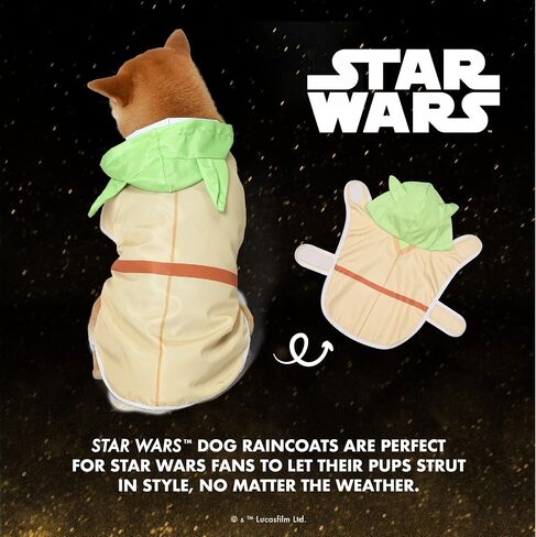 Star Wars for Pets Yoda Dog Raincoat, Medium in Kuwait