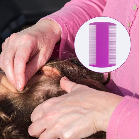 امشاط بلاستيكية مزدوجة الجوانب لقمل البراغيث للقطط والكلاب، مشط تصفيف شعر صغير للشعر القصير للحيوانات الاليفة والاطفال، 5 الوان، 10 قطع in Saudi Arabia