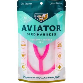 The AVIATOR Pet Bird Harness and Leash: Small Pink in Saudi Arabia