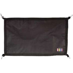 HORZE Durable Polyester Horse Stall Guard with Adjustable Straps | Measures 40" x 24" - Black - One Size in Kuwait