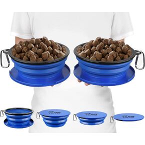 Tuff Pupper SuperBigSlurp Collapsible Dog Bowls, Extra Large Capacity, Portable, Food Safe, Odorless, Non-Toxic Silicone in Saudi Arabia