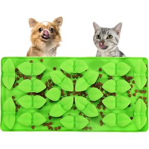 Dog Licking Treat Slow Feeder Snuffle Pet Calming Mat Anxiety Relief Training Wet Food Lick Pad with Suction Cup for Dogs and Cats (Upgrade) in Saudi Arabia