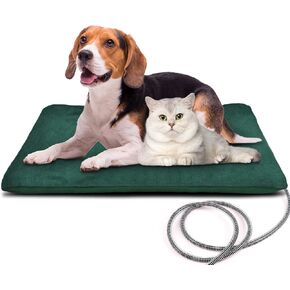 PETNF Outdoor Pet Heating Pads for Dog,Soft Electric Blanket Auto Temperature Control,Heated Mat for Dog House,Whelping Supply for Pregnant New Born Stray Feral Cat Puppy,Safe