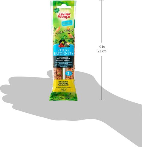 Living World Canary Veggie Treat Sticks, 2-Ounce in Kuwait