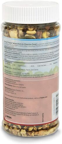 Kaytee Mixed Nuts and Cherries Treat Jar for Pet Birds 8 oz in Saudi Arabia