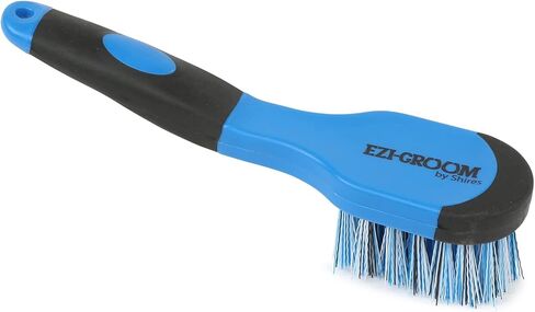 SHIRES EZI-GROOM GRIP BUCKET BRUSH (Navy) in Kuwait