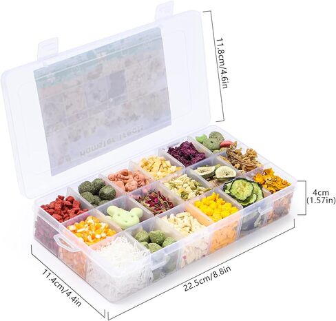 HGPOKLVT 18 نوعًا من حلوى الهامستر، ووجبات خفيفة للمضغ والتسنين للحيوانات الأليفة الصغيرة، مجموعة متنوعة من النباتات الطبيعية مع كمية معتدلة من البروتين النباتي (18-M) in Kuwait