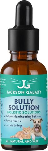 Jackson Galaxy: Bully Solution (2 oz.) - Pet Solution - Promotes Relaxation and Calmness - Can Support Bullying and Dominance - All-Natural Formula - Reiki Energy in Saudi Arabia