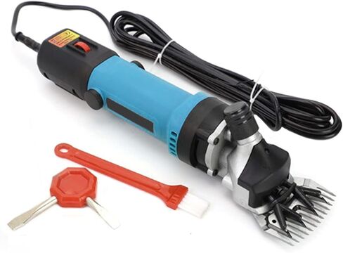 مقصات الأغنام بقدرة 690 وات، 2800 دورة في الدقيقة، ماكينة قص الأغنام الكهربائية الاحترافية، مجموعة أدوات العناية بالماشية في المزرعة، مقصات كهربائية شديدة التحمل بـ 6 سرعات للحيوانات ذات المعطف السميك in Kuwait