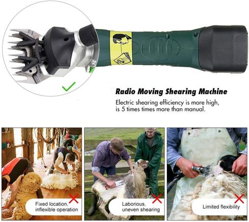 GagalU 480 W Professional Cordless Sheep Shears Electric Clipper Machine,Built in 4000mAh Rechargeable in Saudi Arabia