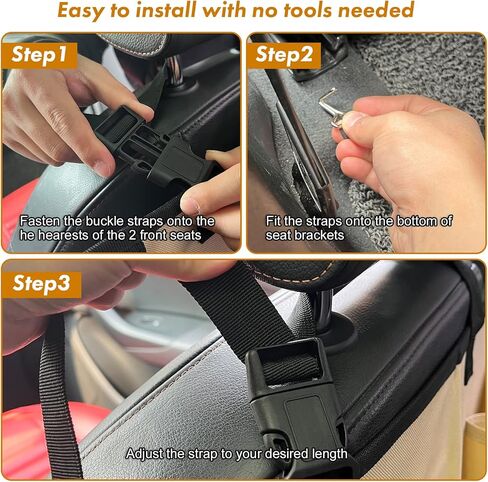 حاجز سيارة للكلاب من كيتويني، حاجز كبير مطور للكلاب لسيارات الدفع الرباعي والسيارات مع حلقات جيوب تخزين، نافذة شبكية، حواجز للحيوانات الأليفة في المقعد الخلفي التلقائي، مقسم سياج السيارة للقيادة الآمنة للكلاب، سهل التركيب in Kuwait