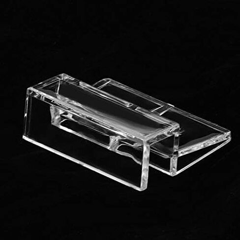 Hffheer 20Pcs Aquarium Glass Cover Clip Acrylic Universal Lid Clips for Rimless Aquariums Clear Color Acrylic Aquarium Glass Cover Holder(12mm) in Kuwait