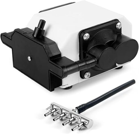 مضخة هواء بوندفورس لأحواض السمك وأنظمة الزراعة المائية مع صمام رافعة للتحكم في تدفق الهواء، خزان أسماك قابل للتعديل لتدفق الهواء 475 جيجا في الساعة 20 وات 30 لتر/الدقيقة in Kuwait