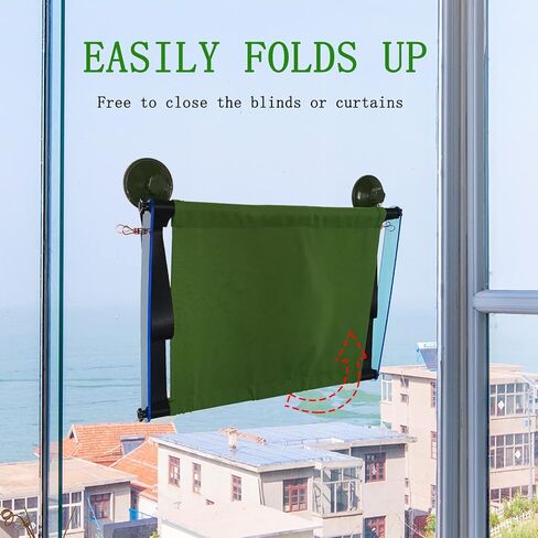 تينينيت ارجوحة للقطط قابلة للطي تتحمل القطط الكبيرة التي يزيد وزنها عن 60 باوند | مجثم نافذة للقطط في الاماكن المغلقة مع قواعد شفط متينة 3.3 انش in Kuwait