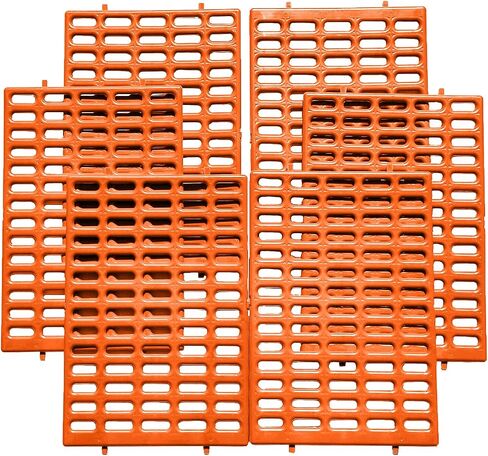Saguaro Acres Rabbit and Small Animal Cage Resting Mat for Wire Floored Cages - Pack of 6 (Pink, Blue, Teal, Purple, Grey and Orange) in Kuwait