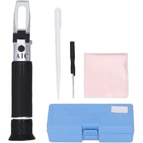 Wisecoco Salinity Refractometer, Double Scale 0‑100 PPT 1.000‑1.070 Portable ATC Salinity Meter, for Aquarium Marine Monitoring Agriculture Fish Farming in Saudi Arabia