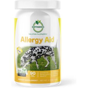 Premium Dog Allergy Support Supplement with Natural Ingredients – Advanced Pet Allergy Relief for Dog Immunity Support and Respiratory Health – 90 Dog Chews in Saudi Arabia