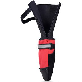 Muttluks, Muttluks Deluxe Waterproof Winter Dog Boots with Side Zipper Opening and Top Fastening Strap for Cold Weather - 4 Boots
