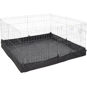 MidWest Homes for Pets Universal Pet Playpen 2-Panel Extension Kit | Fits Metal 24-Inch Dog Pens | Kit Measures 24H x 47.50W Inches| Includes 4 Thumb Snaps, 2 Ground Stakes in Saudi Arabia