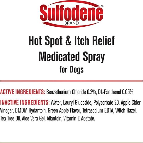 Sulfodene Hot Spot & Itch Relief Medicated Spray for Dog 8oz in Kuwait