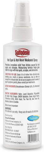 Sulfodene Hot Spot & Itch Relief Medicated Spray for Dog 8oz in Kuwait