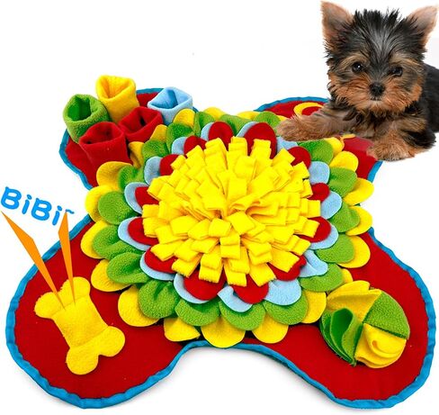aidudupet snuffle mat للكلاب، الحيوانات الأليفة يعامل حصيرة التغذية للكلاب الصغيرة / المتوسطة السلالة، snuffle mat البطيء تغذية الكلب snuffle mat للتدريب وتخفيف التوتر يشجع مهارات العلف الطبيعية in Kuwait