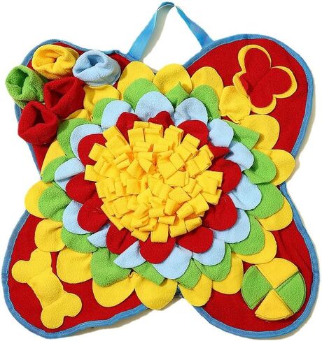 aidudupet snuffle mat للكلاب، الحيوانات الأليفة يعامل حصيرة التغذية للكلاب الصغيرة / المتوسطة السلالة، snuffle mat البطيء تغذية الكلب snuffle mat للتدريب وتخفيف التوتر يشجع مهارات العلف الطبيعية in Kuwait