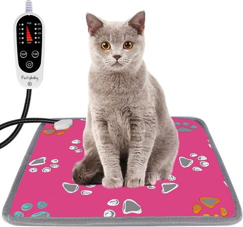 furrybaby Pet Heating Pad for Cats & Dogs, Round-12 in, Tough Warming Mat in Kuwait