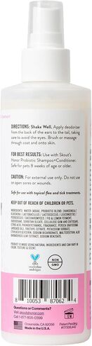 SKOUT'S HONOR: Probiotic Deodorizer 8 fl. oz. - Hydrates and Deodorizes Fur, Supports Pet’s Natural Defenses, PH-Balanced and Sulfate Free - Avocado Oil (Happy Puppy) in Saudi Arabia