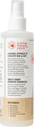SKOUT'S HONOR Probiotic Daily Use Dog of The Woods Deodorizer, 8 fl. oz, 8 FZ in Saudi Arabia