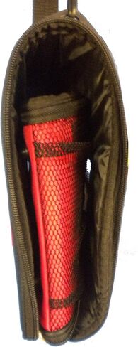 PET LIFE Airline Approved Collapsible Zippered Folding Sporty Mesh Travel Fashion Pet Dog Carrier Crate, Medium, Blue & Grey in Kuwait