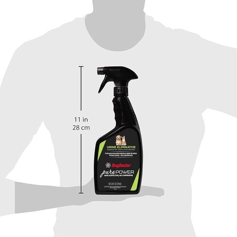 Rug Doctor Pure Power Urine Eliminator Spray for Pet Stains & Odors, 24 oz., Enzymatic, Professional Grade Biobased Stain & Odor Spot Cleaner, USDA Biobased Certified in Kuwait