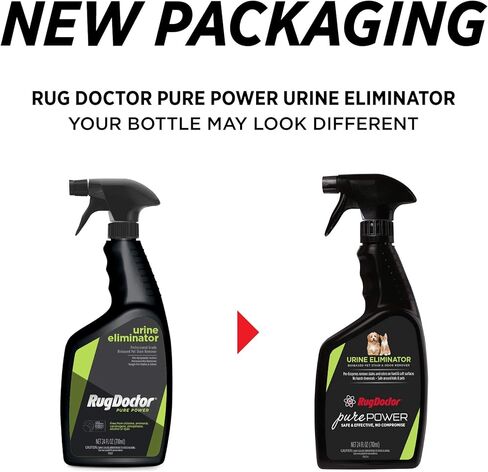 Rug Doctor Pure Power Urine Eliminator Spray for Pet Stains & Odors, 24 oz., Enzymatic, Professional Grade Biobased Stain & Odor Spot Cleaner, USDA Biobased Certified in Kuwait